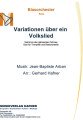 Variationen über ein Volkslied - Blasorchester - Solo Trompete