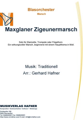 Maxglaner Zigeunermarsch - Blasorchester - Marsch 