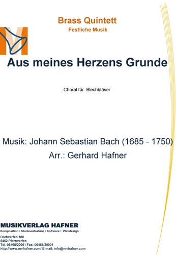 Aus meines Herzens Grunde - Brass Quintett - Festliche Musik 