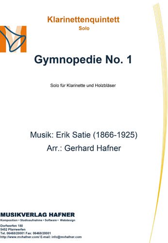 Gymnopedie No. 1 - Klarinettenquintett - Solo KLarinette